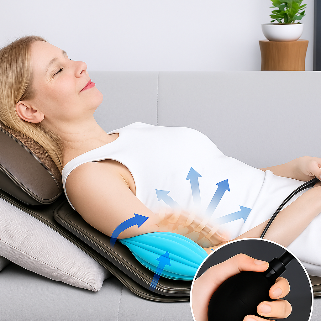 BodyRelief Pro - Volle Rückenpflege, ohne Termin und Praxis.